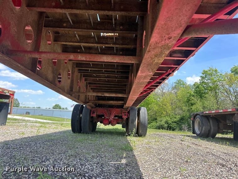 image for item FC2532 1978 Transcraft TL-40 flatbed trailer