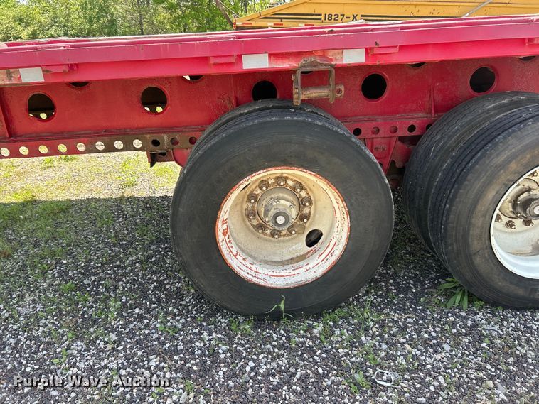 image for item FC2532 1978 Transcraft TL-40 flatbed trailer