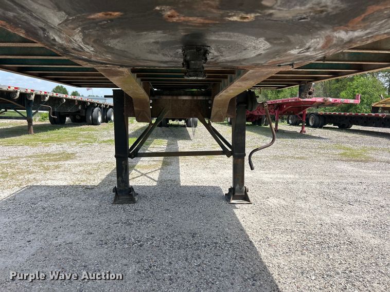 image for item FC2533 1988 Fontaine TP-3-4868SL extendable flatbed trailer