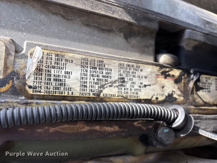 image for item FG0328 1998 International 9200  semi truck