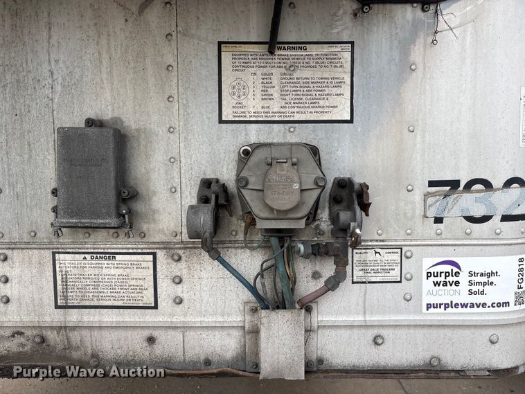 image for item FG2818 2001 Great Dane 701 TZ-1A refrigerated van trailer