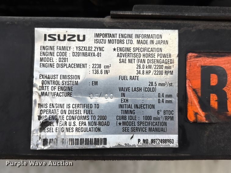 image for item FG2818 2001 Great Dane 701 TZ-1A refrigerated van trailer