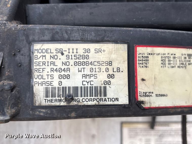 image for item FG2818 2001 Great Dane 701 TZ-1A refrigerated van trailer