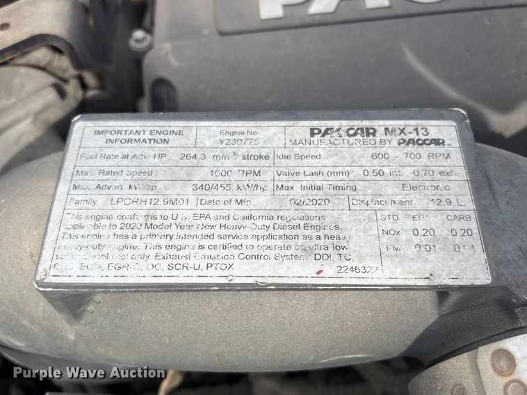 image for item FI0165 2021 Kenworth T680 semi truck