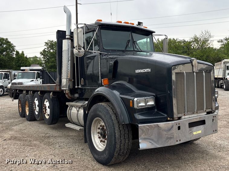 image for item FK1419 1994 Kenworth T800 flatbed truck