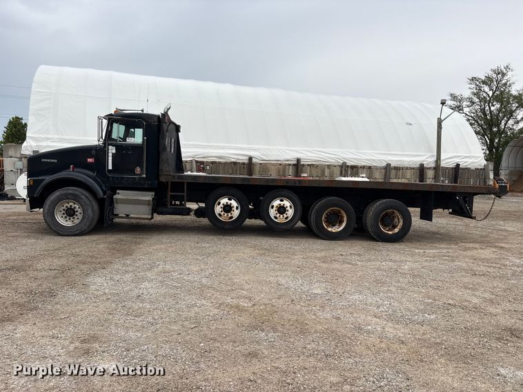 image for item FK1419 1994 Kenworth T800 flatbed truck