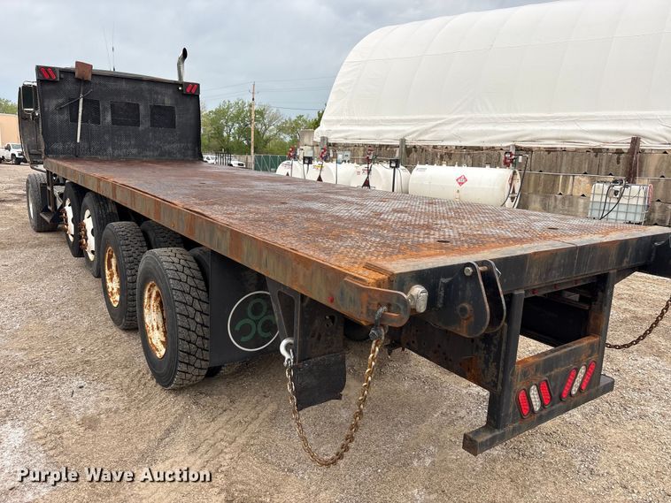 image for item FK1419 1994 Kenworth T800 flatbed truck