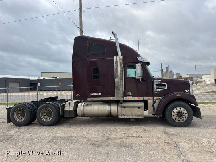 image for item MX9105 2012 Freightliner Coronado 122 semi truck