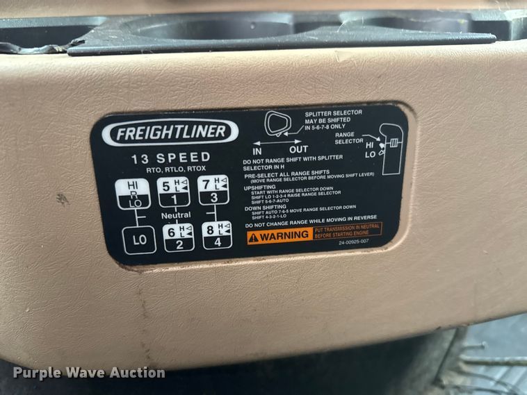 image for item MX9105 2012 Freightliner Coronado 122 semi truck