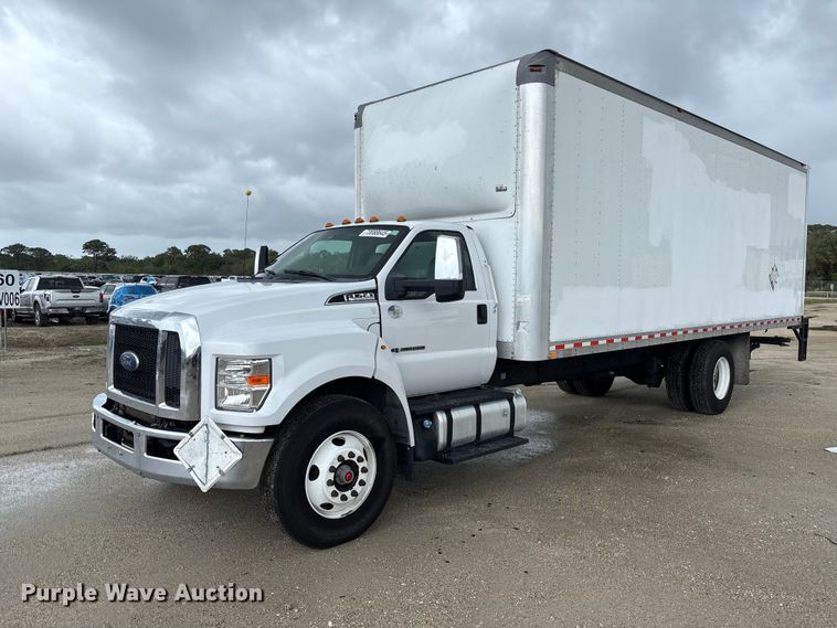 image for item YA2007 2019 Ford F750 Super Duty box truck