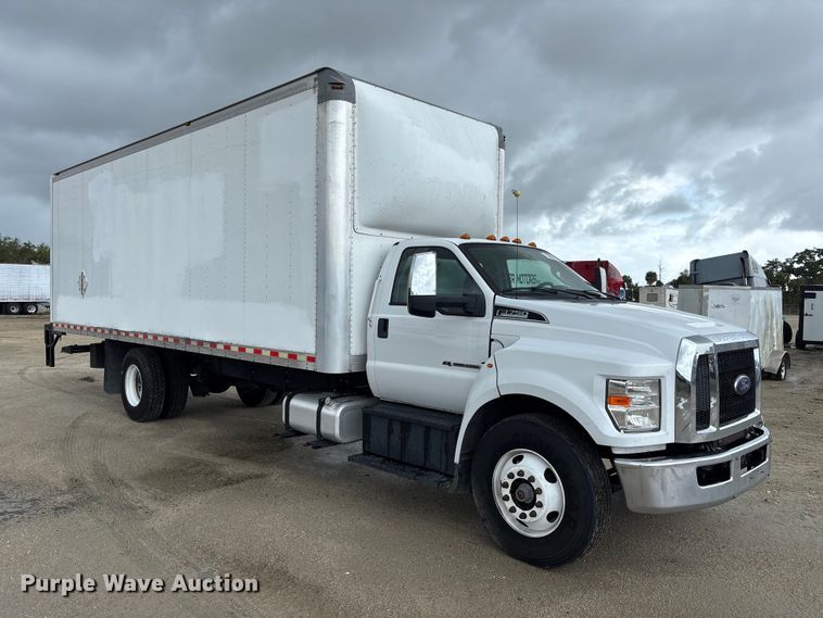 image for item YA2007 2019 Ford F750 Super Duty box truck