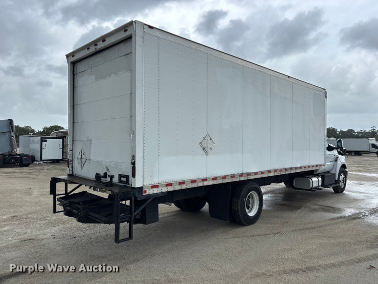 image for item YA2007 2019 Ford F750 Super Duty box truck