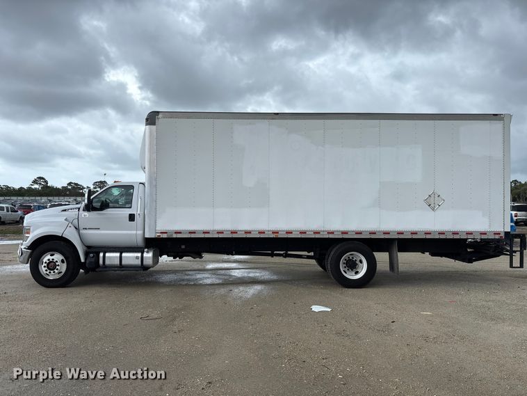 image for item YA2007 2019 Ford F750 Super Duty box truck