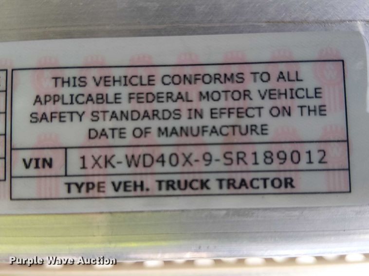 image for item YA2877 2025 Kenworth W900 semi truck