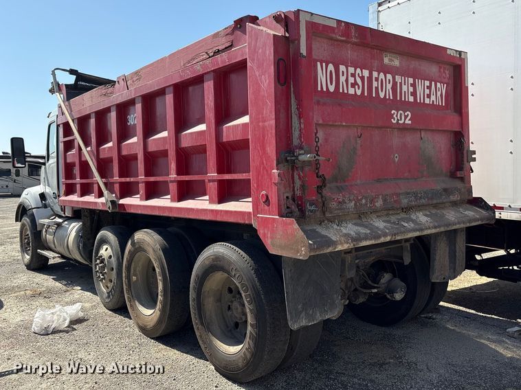 image for item YA3013 2015 Kenworth T880 dump truck