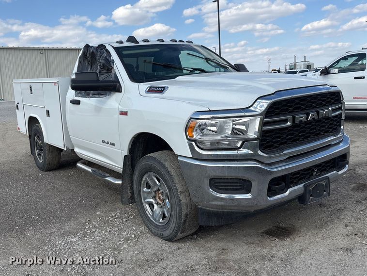 image for item DO5203 2019 RAM 2500 utility bed pickup truck