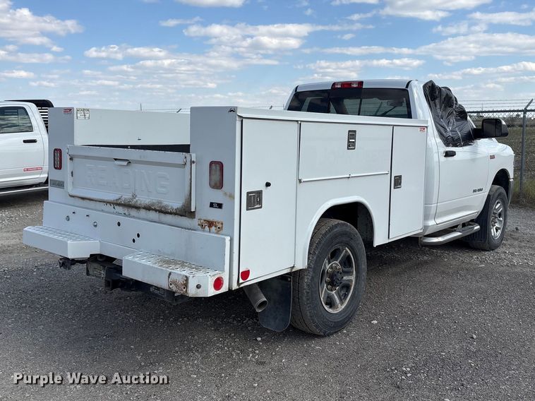 image for item DO5203 2019 RAM 2500 utility bed pickup truck