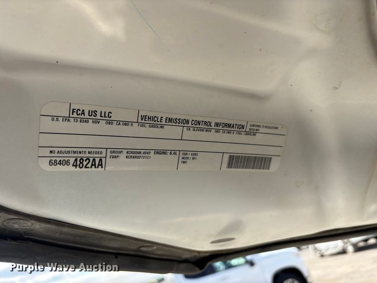 image for item DO5203 2019 RAM 2500 utility bed pickup truck