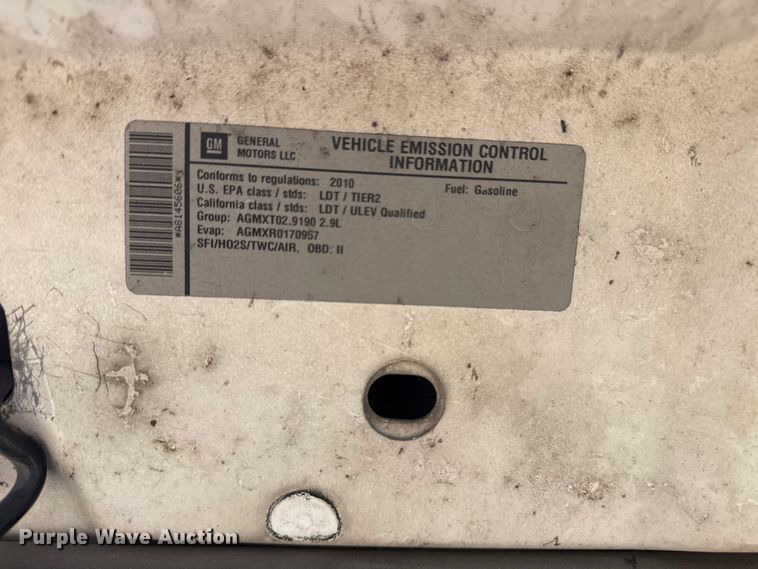 image for item DO8515 2010 Chevrolet Colorado pickup truck