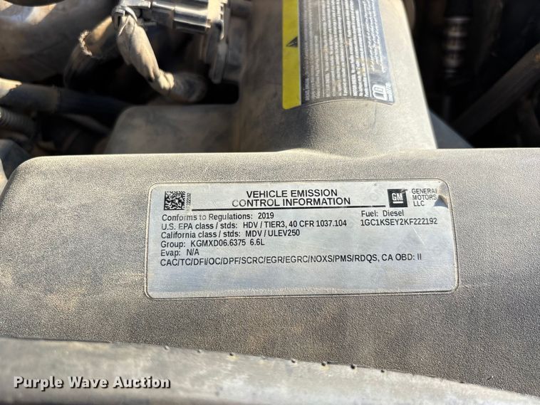 image for item DV4306 2019 Chevrolet Silverado 2500HD Crew Cab pickup truck