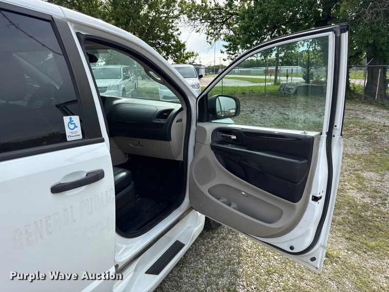 image for item DZ4450 2019 Braun  Dodge Grand Caravan handicap accessible van