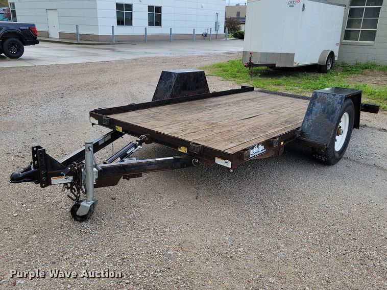 image for item DZ7086 2014 Red Oak Mfg tilt deck equipment trailer