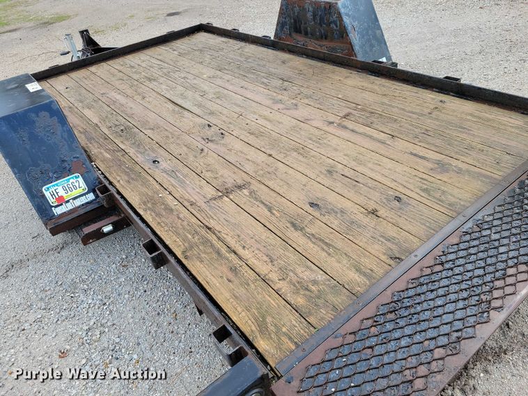 image for item DZ7086 2014 Red Oak Mfg tilt deck equipment trailer