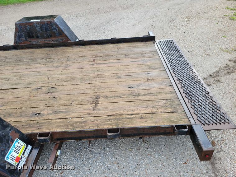 image for item DZ7086 2014 Red Oak Mfg tilt deck equipment trailer