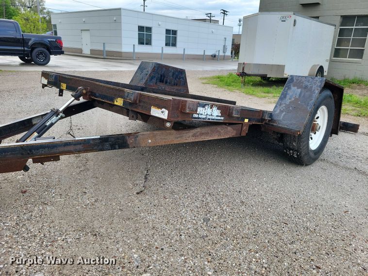 image for item DZ7086 2014 Red Oak Mfg tilt deck equipment trailer