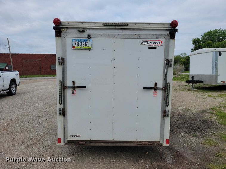 image for item DZ7087 2015 Bravo enclosed cargo trailer
