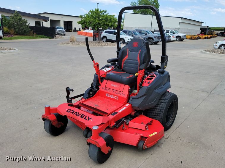 image for item DZ7103 2023 Gravely Pro Turn 660 ZTR lawn mower