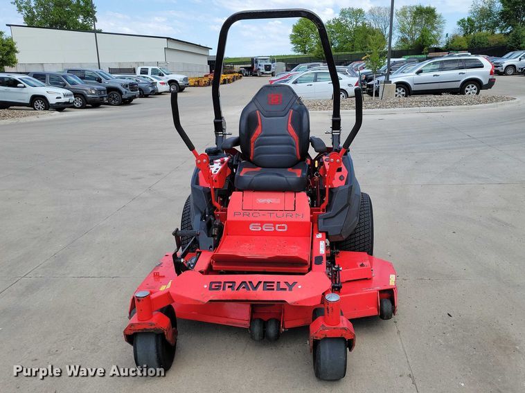 image for item DZ7103 2023 Gravely Pro Turn 660 ZTR lawn mower