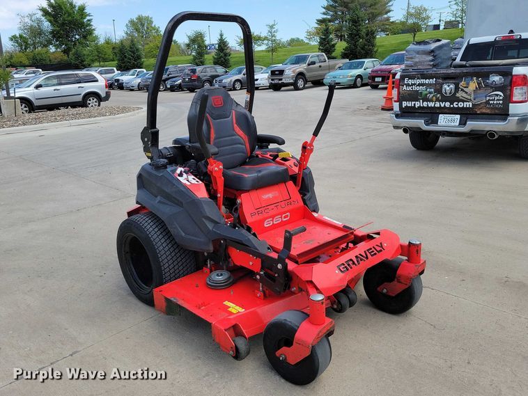 image for item DZ7103 2023 Gravely Pro Turn 660 ZTR lawn mower