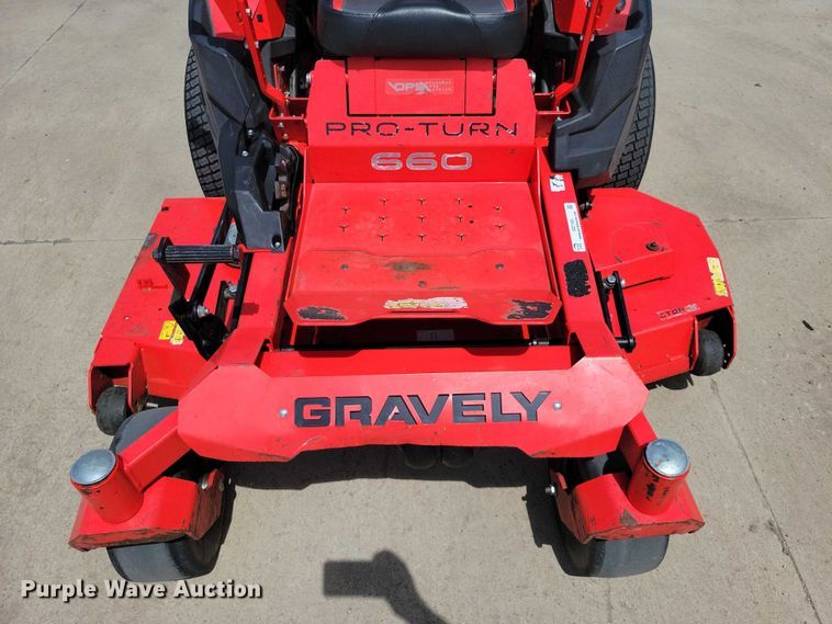 image for item DZ7103 2023 Gravely Pro Turn 660 ZTR lawn mower