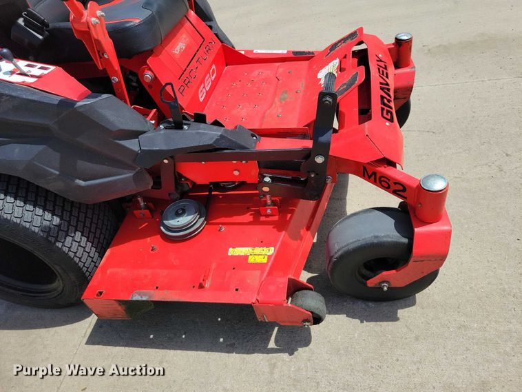 image for item DZ7103 2023 Gravely Pro Turn 660 ZTR lawn mower