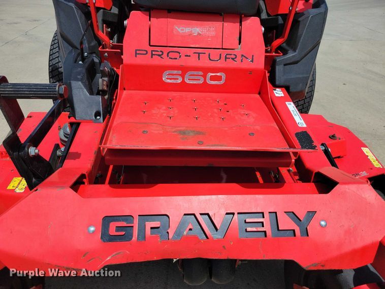 image for item DZ7103 2023 Gravely Pro Turn 660 ZTR lawn mower