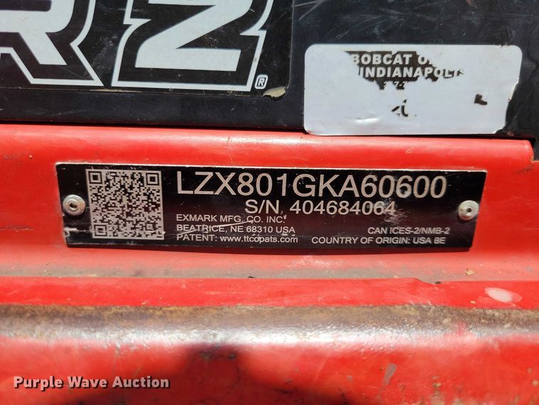 image for item DZ7104 2023 eXmark Lazer Z ZTR lawn mower