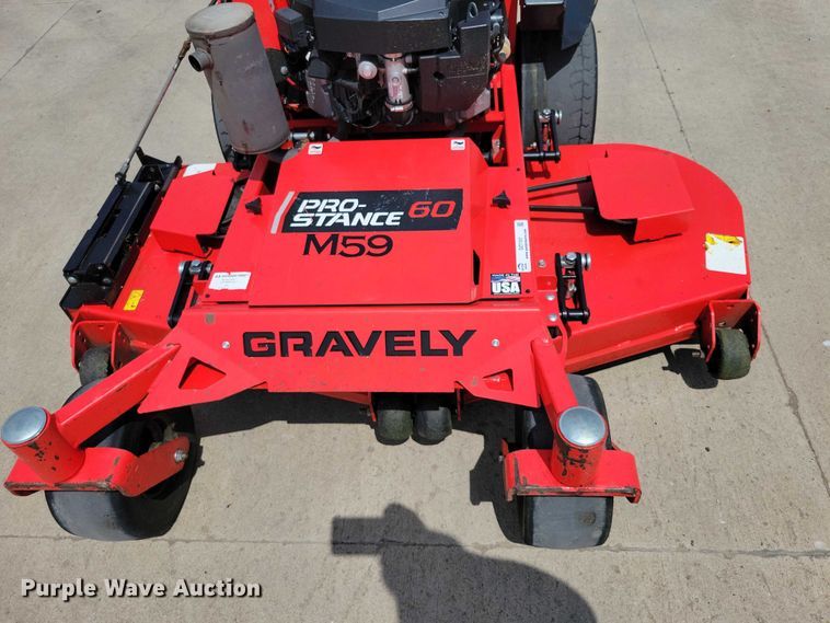image for item DZ7107 2020 Gravely Pro Stance 60 ZTR lawn mower