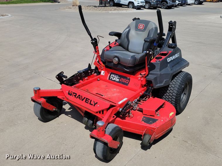 image for item DZ7108 2021 Gravely Pro Turn 260 ZTR lawn mower
