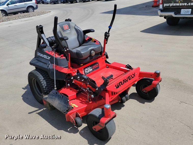 image for item DZ7108 2021 Gravely Pro Turn 260 ZTR lawn mower