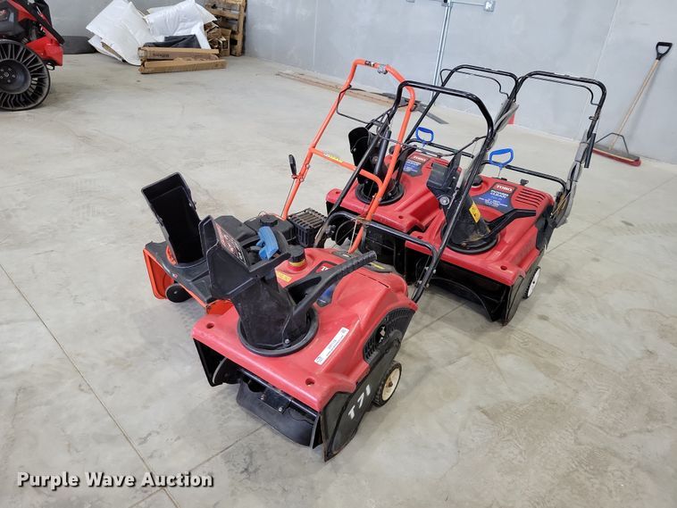 (4) Toro Clean Power 721 R snow blowers