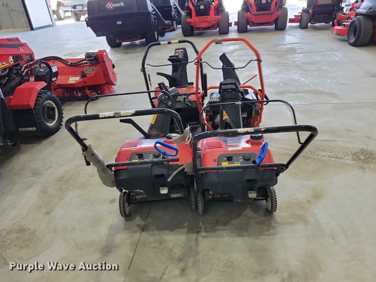 image for item DZ7110 (4) Toro Clean Power 721 R snow blowers