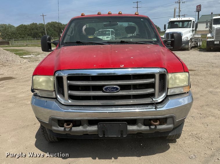 image for item EA4880 1999 Ford F250 Super Duty Ext. Cab utility bed pickup truck