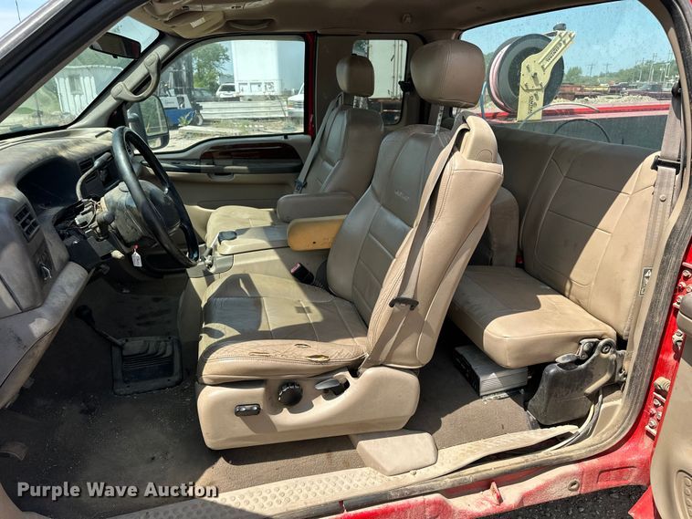 image for item EA4880 1999 Ford F250 Super Duty Ext. Cab utility bed pickup truck