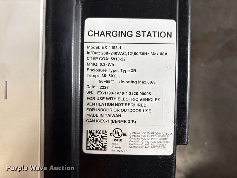 image for item EC8342 Lite-On EX-1193-1 intelligent EV charger