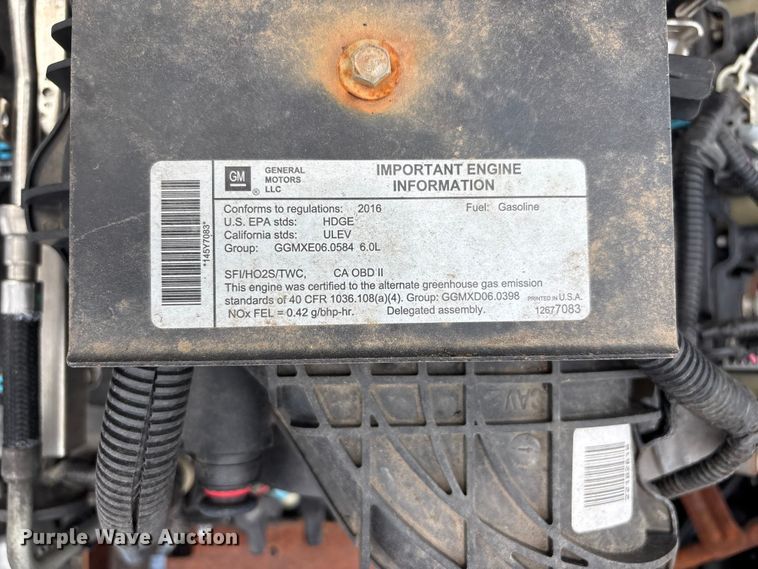 image for item EG9040 2016 Isuzu NPR street sweeper truck