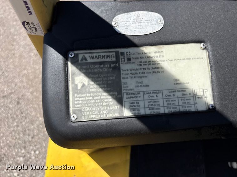 image for item EG9073 2004 Hyster H80XM forklift