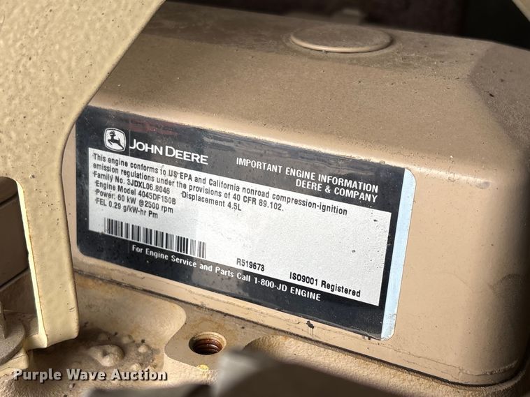 image for item EI5833 2005 Ingersoll - Rand P185WJDU air compressor