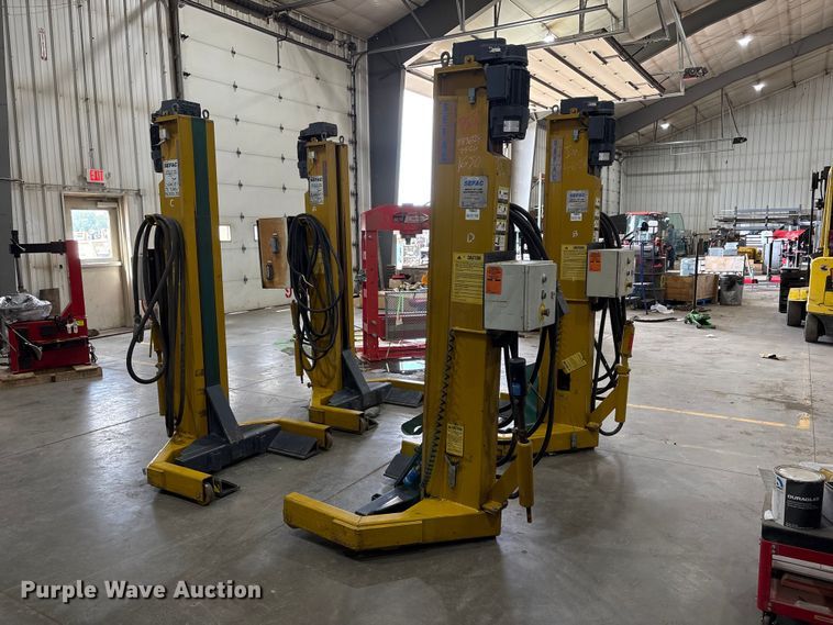 image for item EI5837 1994 Sefac 1200M65 four post automotive lift