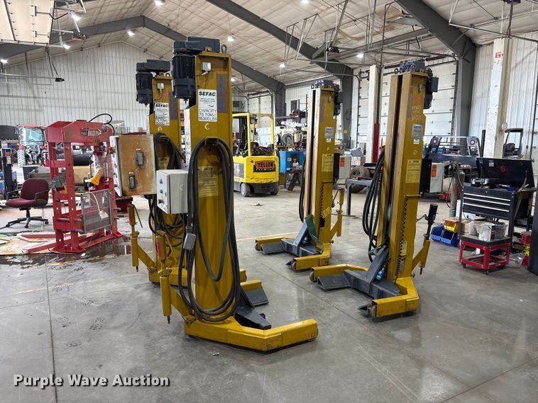 image for item EI5837 1994 Sefac 1200M65 four post automotive lift